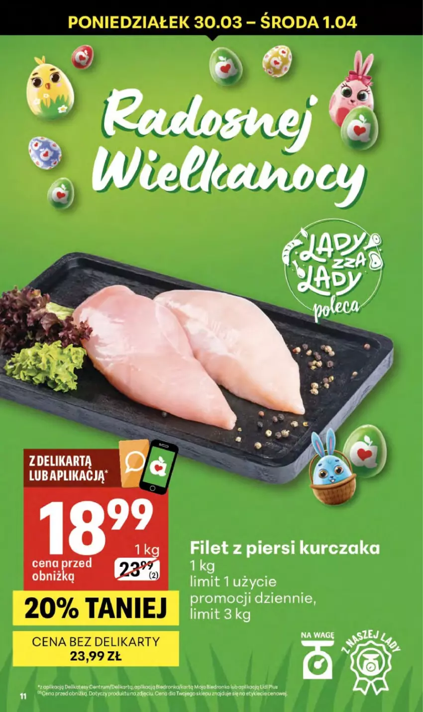 Gazetka promocyjna Delikatesy Centrum - Franczyza DC13 Czwartek - ważna 26.03 do 01.04.2026 - strona 11 - produkty: Dron, Filet z piersi kurczaka, Kurczak, Rum