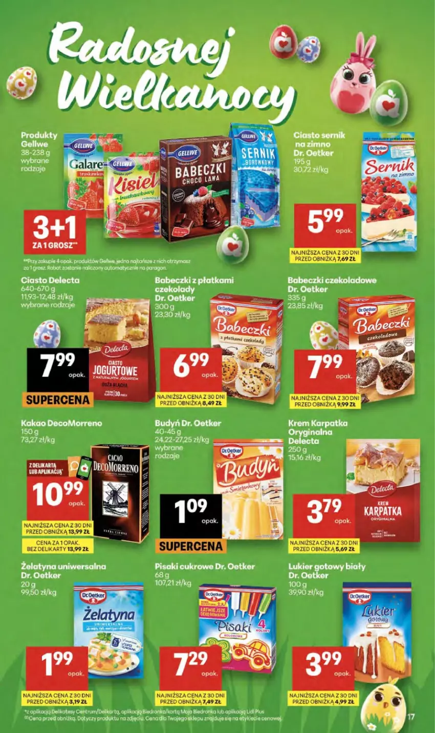 Gazetka promocyjna Delikatesy Centrum - Franczyza DC13 Czwartek - ważna 26.03 do 01.04.2026 - strona 17 - produkty: Babeczki, Dr. Oetker, Dron, Kakao, Koc, Rum