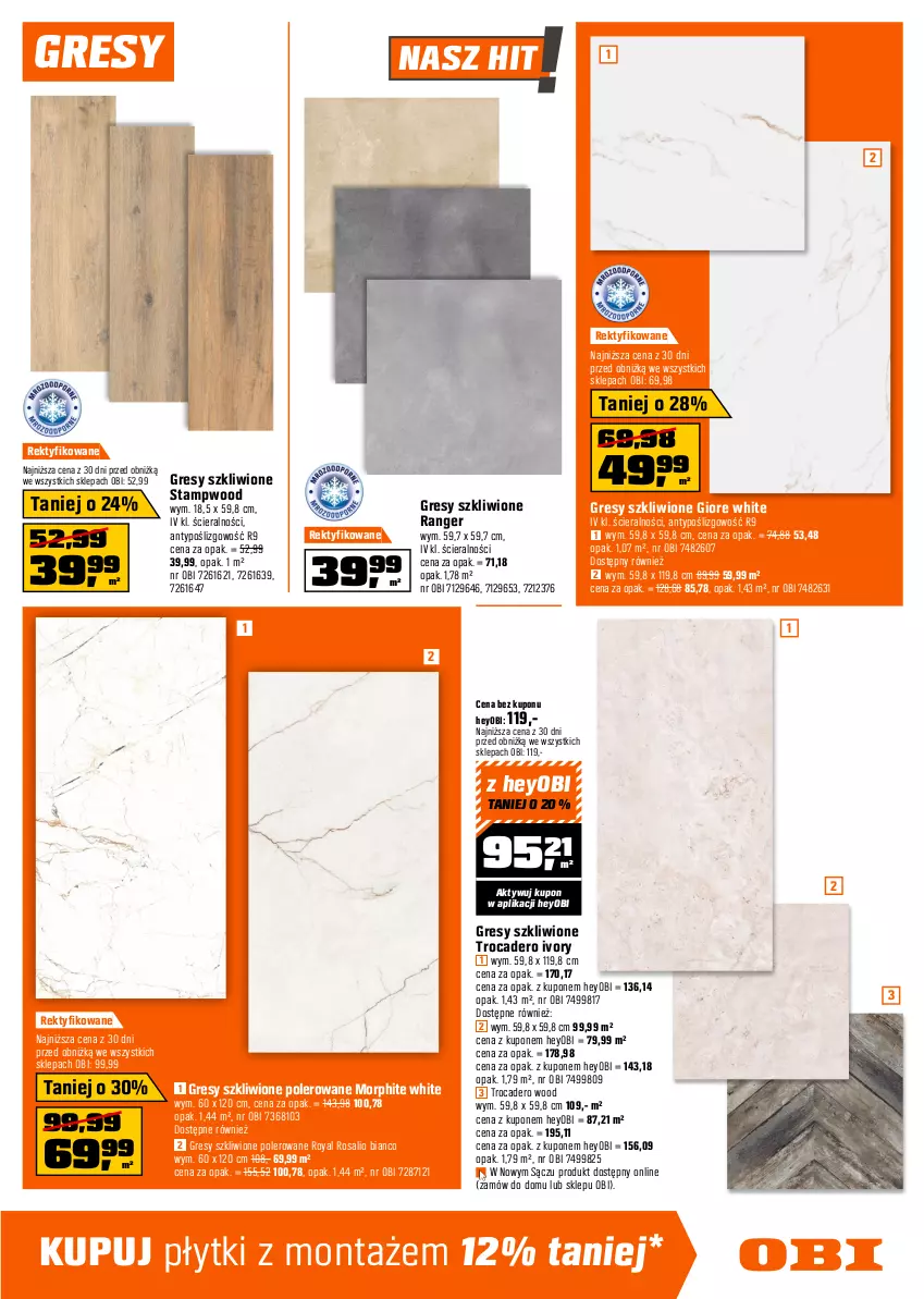 Gazetka promocyjna Obi - Gazetka OBI - ważna 07.04 do 21.04.2026 - strona 11 - produkty: Gres, Podkład, Por, Top