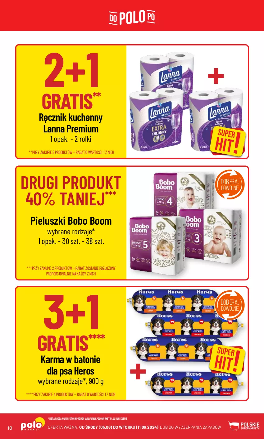 Gazetka promocyjna PoloMarket - Gazetka pomocyjna - ważna 05.06 do 11.06.2024 - strona 10 - produkty: Baton, Gra, Por, Ręcznik, Ręcznik kuchenny, Rolki