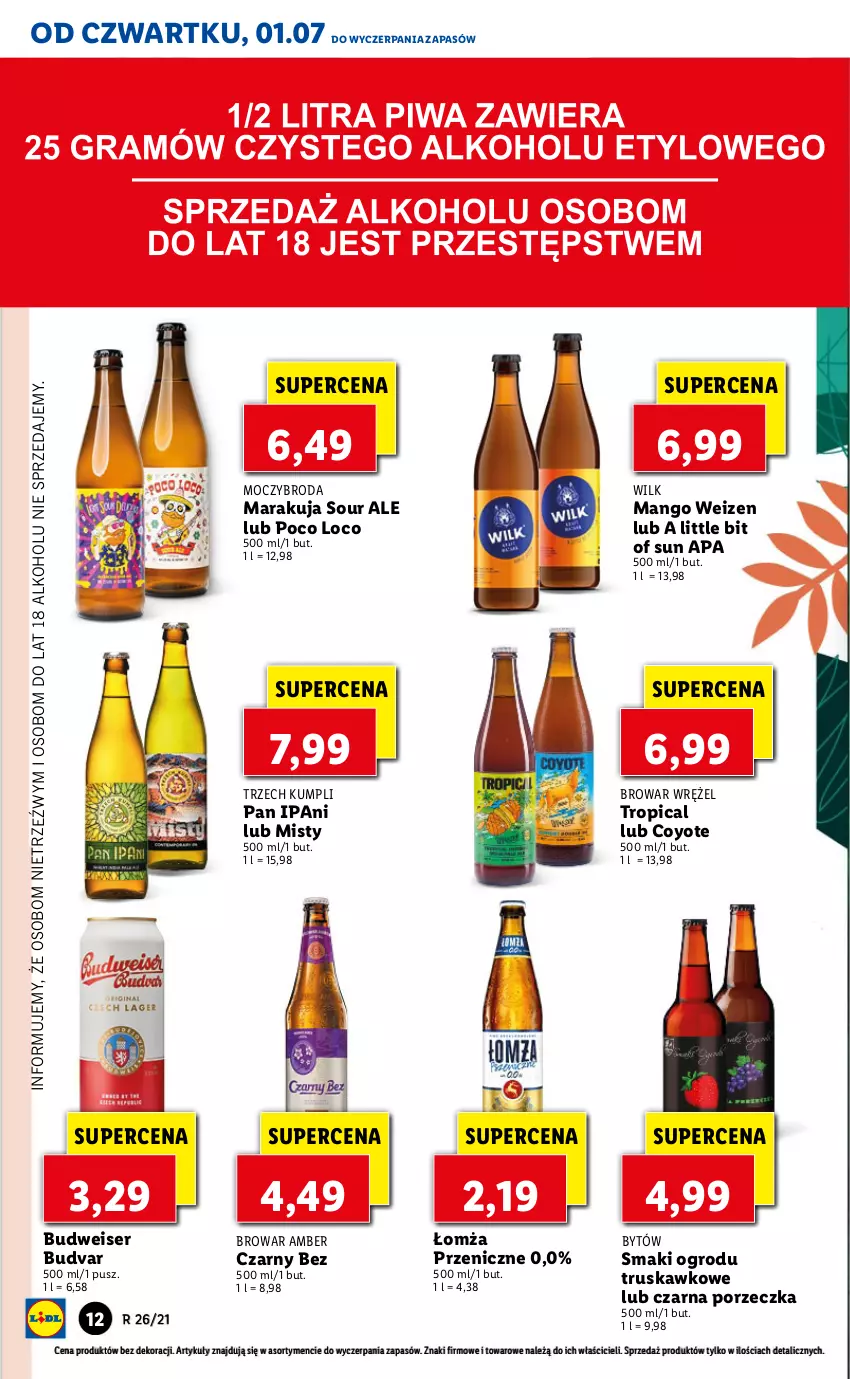 Gazetka promocyjna Lidl - GAZETKA - ważna 01.07 do 03.07.2021 - strona 12 - produkty: Mango, Poco Loco, Por, Ser, Tropical