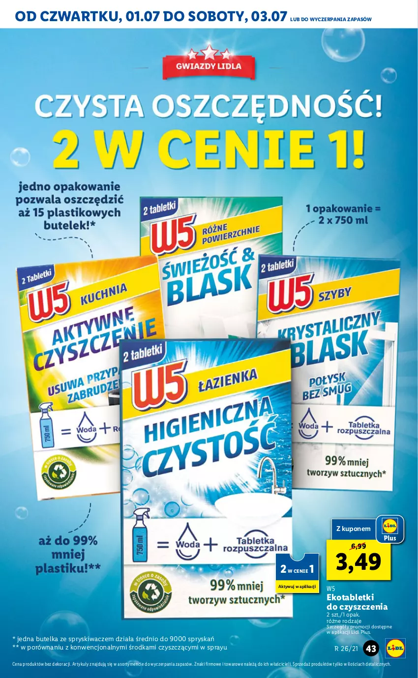 Gazetka promocyjna Lidl - GAZETKA - ważna 01.07 do 03.07.2021 - strona 43 - produkty: Butelka ze spryskiwaczem, Por, Tablet