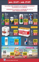 Gazetka promocyjna Aldi - Pełna oferta - Gazetka - ważna od 27.07 do 27.07.2024 - strona 8 - produkty: Piwa, Piwo, Lajkonik, Koc, Gra, Kasztelan, Red Bull, Tyskie, Chrupki, Corona Extra, Znicz, Lorenz, Okocim, Napój, Olej, Krakersy, Captain Jack, Wkład olejowy