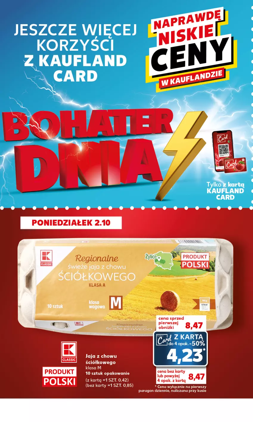 Gazetka promocyjna Kaufland - Mocny Start - ważna 02.10 do 04.10.2023 - strona 2 - produkty: Jaja