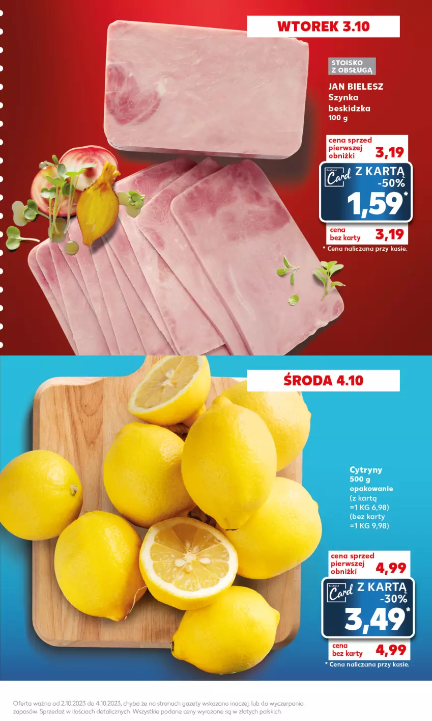 Gazetka promocyjna Kaufland - Mocny Start - ważna 02.10 do 04.10.2023 - strona 3 - produkty: Cytryny