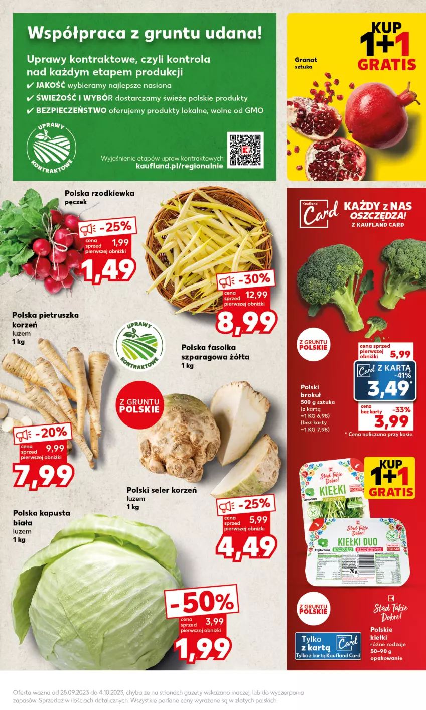 Gazetka promocyjna Kaufland - Mocny Start - ważna 02.10 do 04.10.2023 - strona 5 - produkty: Fa, Grunt, Kiełki, Piec, Pietruszka, Rzodkiewka, Seler korzeń