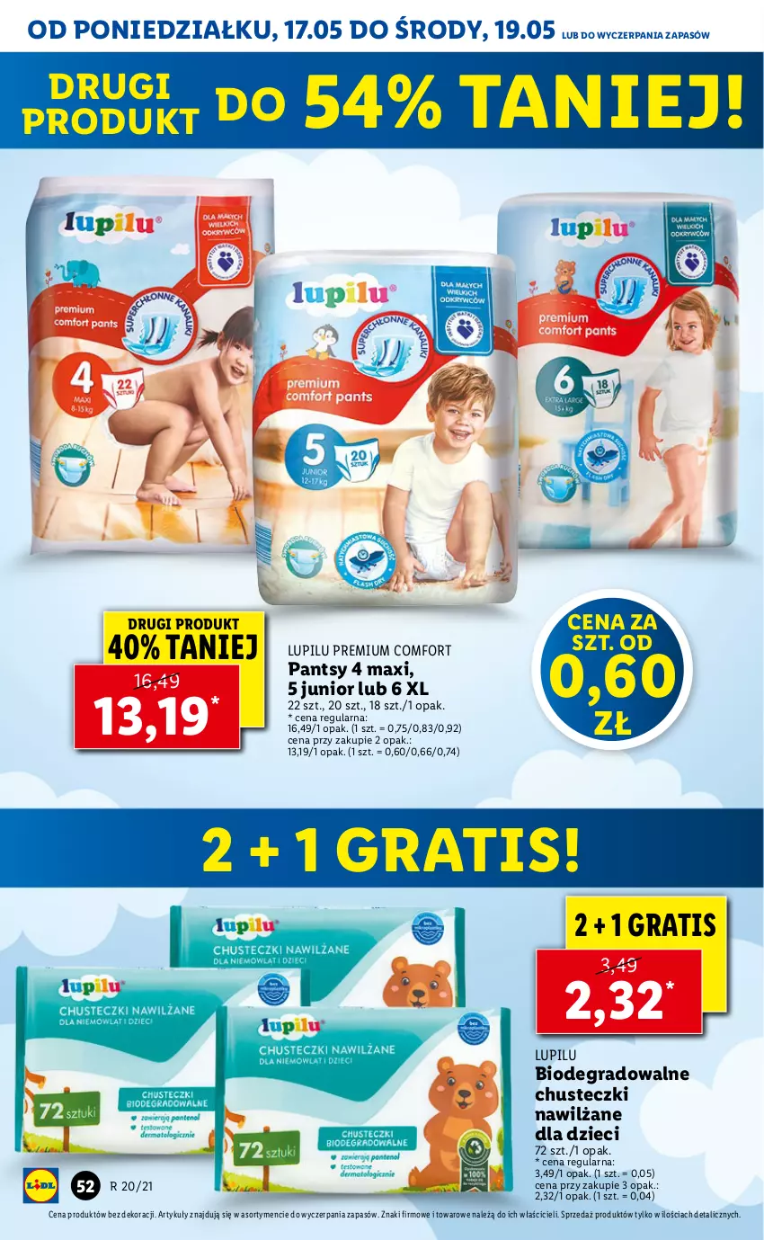 Gazetka promocyjna Lidl - GAZETKA - ważna 17.05 do 19.05.2021 - strona 52 - produkty: Chusteczki, Dzieci, Gra