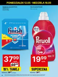 Gazetka promocyjna Delikatesy Centrum - Franczyza DC20 Poniedziałek - Gazetka - ważna od 18.05 do 18.05.2025 - strona 34 - produkty: Płyn do prania, Rum, Finish, Tablet, Lack, Perwoll, Zmywarki, Tabletki do zmywarki