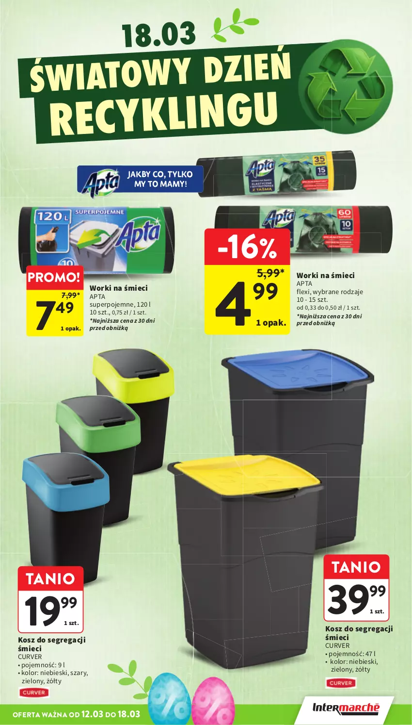 Gazetka promocyjna Intermarche - Gazetka Intermarche - ważna 12.03 do 18.03.2026 - strona 43 - produkty: Kosz, Worki na śmiec, Worki na śmieci