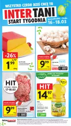 Gazetka promocyjna Intermarche - Gazetka Intermarche - Gazetka - ważna od 18.03 do 18.03.2026 - strona 47 - produkty: Piec, Mięso mielone, Ser, Pieczarka, Gouda, Olej, Mięso
