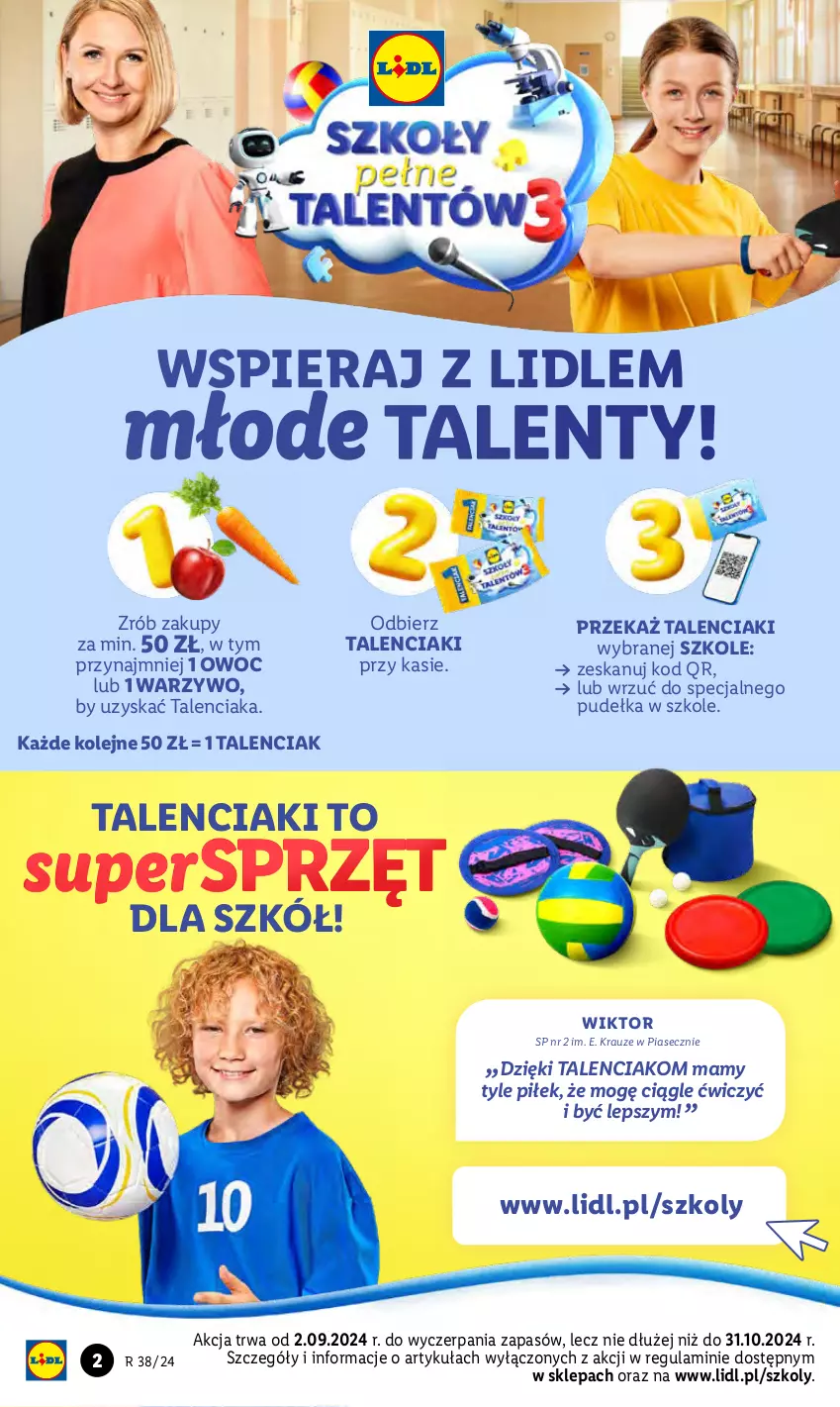 Gazetka promocyjna Lidl - GAZETKA - ważna 16.09 do 18.09.2024 - strona 2 - produkty: Olej