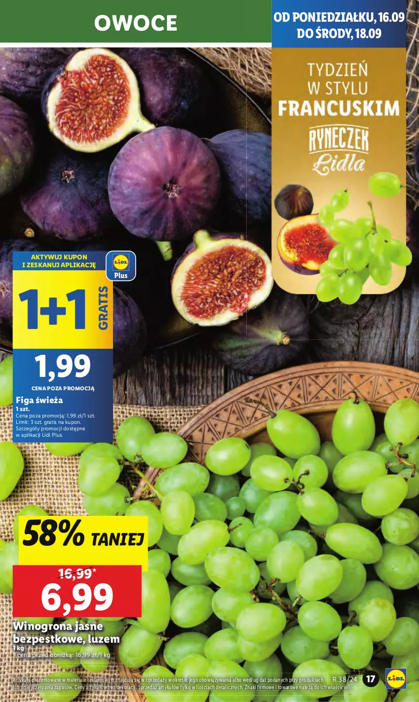 Gazetka promocyjna Lidl - GAZETKA - ważna 16.09 do 18.09.2024 - strona 21 - produkty: Gra, Owoce, Wino, Winogrona