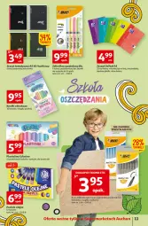 Gazetka promocyjna Auchan - Szkoła oszczędzania smaczne przeOferty Supermarkety - Gazetka - ważna od 17.08 do 17.08.2022 - strona 11 - produkty: BIC, Pastele olejne, Dres, Plastelina, Olej