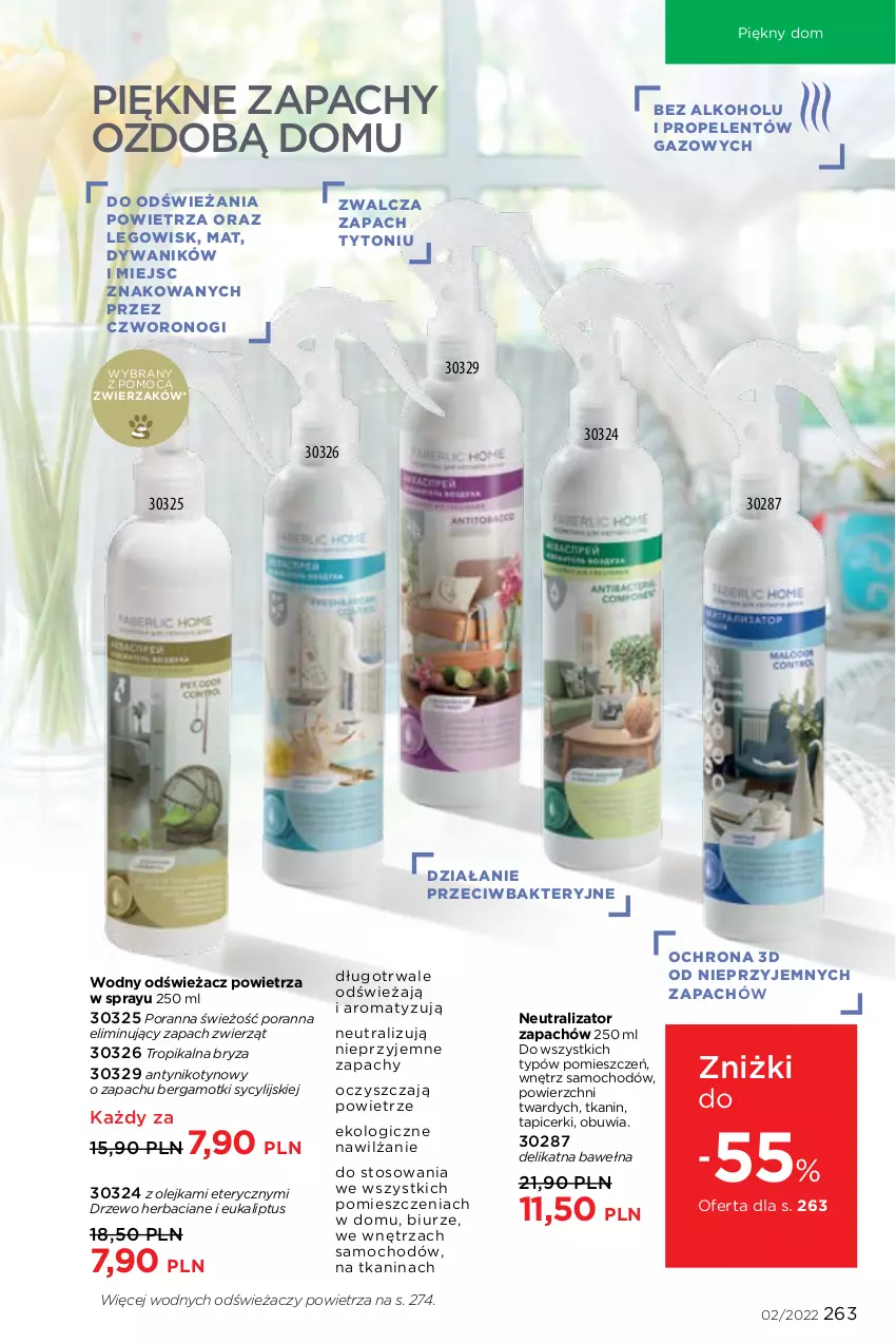 Gazetka promocyjna Faberlic - ważna 17.01 do 06.02.2022 - strona 263 - produkty: Bryza, Dywan, Dywanik, LEGO, Odświeżacz powietrza, Olej, Por, Wełna