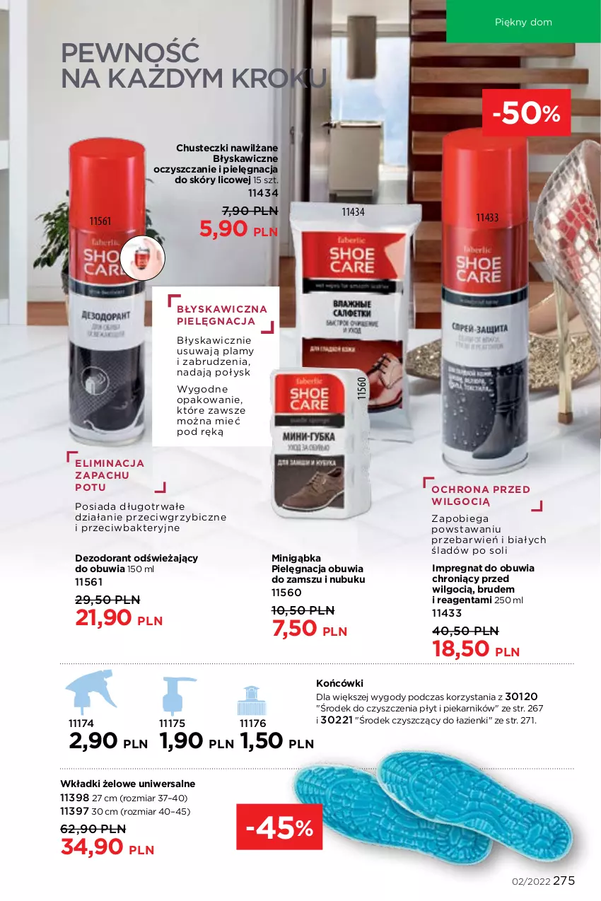 Gazetka promocyjna Faberlic - ważna 17.01 do 06.02.2022 - strona 275 - produkty: BIC, Chusteczki, Dezodorant, LG, Piekarnik, Wkładki