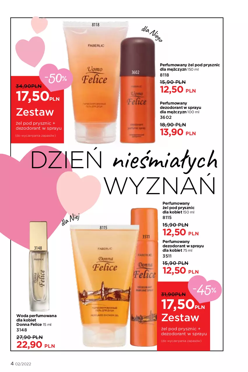 Gazetka promocyjna Faberlic - ważna 17.01 do 06.02.2022 - strona 4 - produkty: Dezodorant, Perfum, Woda, Woda perfumowana