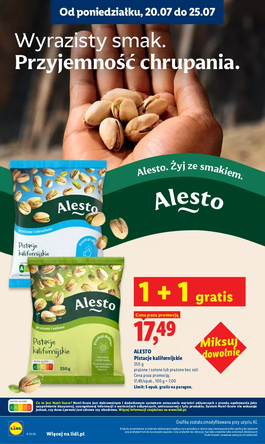 Gazetka promocyjna Lidl - Gazetka ważna od 23.07. do 25.07. - ważna 23.07 do 25.07.2026 - strona 28 - produkty: Gra, Grafika, Pistacje