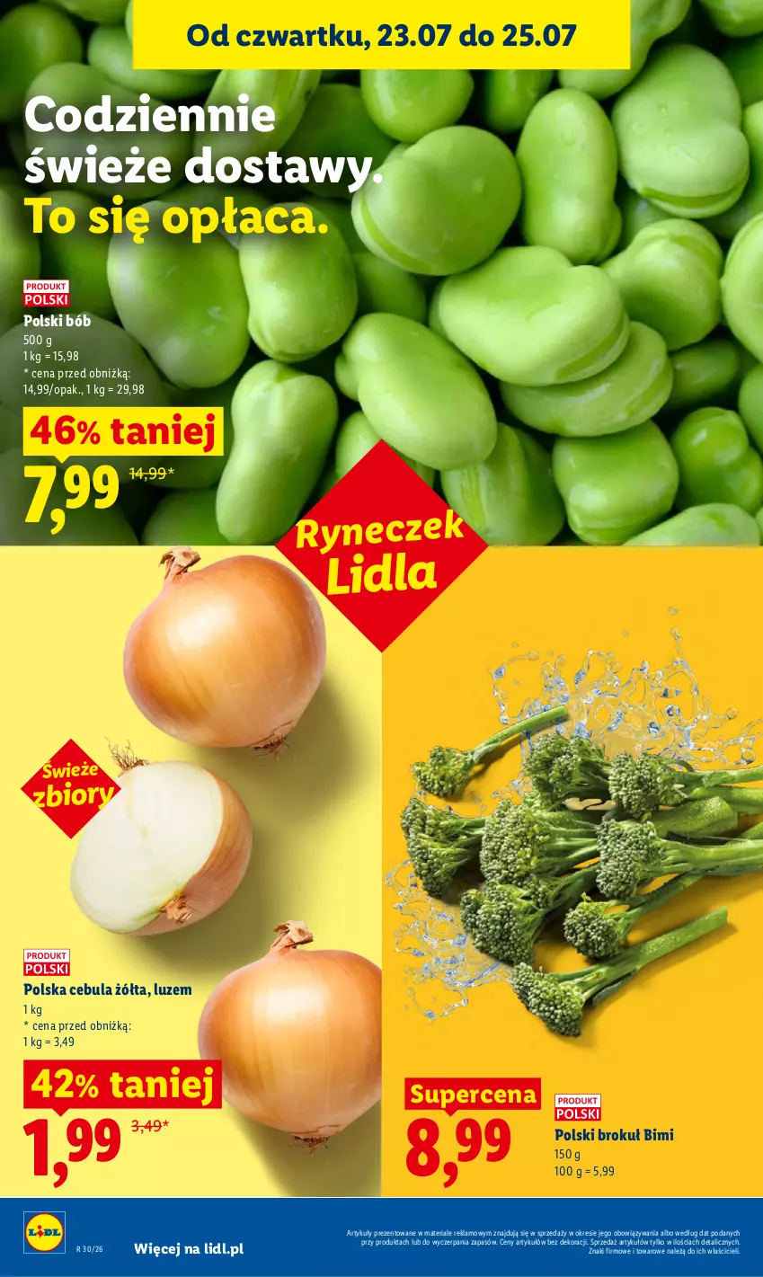 Gazetka promocyjna Lidl - Gazetka ważna od 23.07. do 25.07. - ważna 23.07 do 25.07.2026 - strona 52 - produkty: Cebula