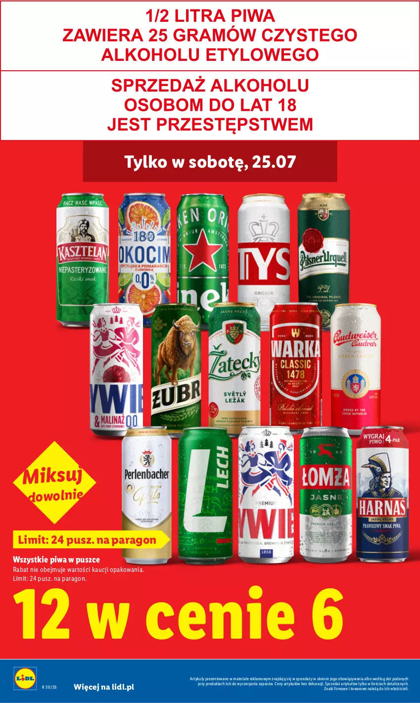 Gazetka promocyjna Lidl - Gazetka ważna od 23.07. do 25.07. - ważna 23.07 do 25.07.2026 - strona 6 - produkty: Piwa