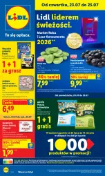 Gazetka promocyjna Lidl - Gazetka ważna od 23.07. do 25.07. - Gazetka - ważna od 25.07 do 25.07.2026 - strona 1 - produkty: Kurczak, Pistacje, Gra, Finish, Mlekovita, Laur, Masło, Mleko
