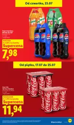Gazetka promocyjna Lidl - Gazetka ważna od 23.07. do 25.07. - Gazetka - ważna od 25.07 do 25.07.2026 - strona 21 - produkty: 7up, Mirinda, Coca-Cola, Pepsi