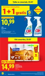 Gazetka promocyjna Lidl - Gazetka ważna od 23.07. do 25.07. - Gazetka - ważna od 25.07 do 25.07.2026 - strona 26 - produkty: Gra, Papier, Clin, Papier toaletowy, Flora, Płyn do szyb