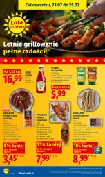 Gazetka promocyjna Lidl - Gazetka ważna od 23.07. do 25.07. - Gazetka - ważna od 25.07 do 25.07.2026 - strona 62 - produkty: Ketchup, Sos, Gra, Grill, Kiełbasa, Heinz, Kebab, Grafika, Kiełbasa śląska