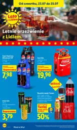 Gazetka promocyjna Lidl - Gazetka ważna od 23.07. do 25.07. - Gazetka - ważna od 25.07 do 25.07.2026 - strona 74 - produkty: 7up, Mirinda, Coca-Cola, Napoje, Pepsi