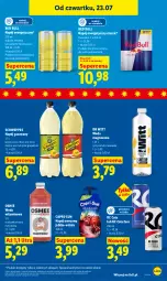 Gazetka promocyjna Lidl - Gazetka ważna od 23.07. do 25.07. - Gazetka - ważna od 25.07 do 25.07.2026 - strona 75 - produkty: Gra, Napój energetyczny, Red Bull, Schweppes, Napój gazowany, Limonka, Oshee, Woda, Napój, Magnez