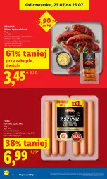 Gazetka promocyjna Lidl - Gazetka ważna od 23.07. do 25.07. - Gazetka - ważna od 25.07 do 25.07.2026 - strona 8 - produkty: Parówki, Parówki z szynki, PIKOK, Grill, Kiełbasa, Kiełbasa śląska