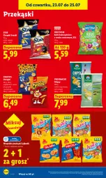 Gazetka promocyjna Lidl - Gazetka ważna od 23.07. do 25.07. - Gazetka - ważna od 25.07 do 25.07.2026 - strona 88 - produkty: Cheetos, Ser, Lajkonik, Chipsy, Chrupki, Zapiekanka, Przysnacki