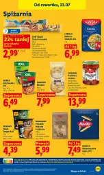 Gazetka promocyjna Lidl - Gazetka ważna od 23.07. do 25.07. - Gazetka - ważna od 25.07 do 25.07.2026 - strona 89 - produkty: Lubella, Makaron, Ciasto francuskie, Bell, Winiary, Penne, Bella, Barilla, Pomidory, Knorr