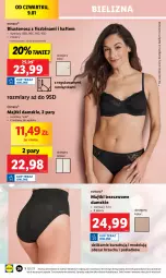 Gazetka promocyjna Lidl - GAZETKA - Gazetka - ważna od 11.01 do 11.01.2025 - strona 26 - produkty: Majtki, Biustonosz, Bielizna