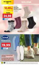 Gazetka promocyjna Lidl - GAZETKA - Gazetka - ważna od 11.01 do 11.01.2025 - strona 28 - produkty: Top, Karp, Skarpetki, Bielizna, Wkładki