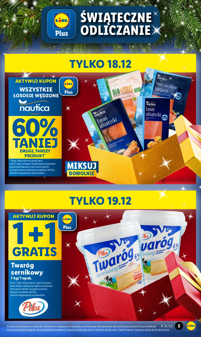 Gazetka promocyjna Lidl - GAZETKA - ważna 18.12 do 20.12.2023 - strona 5 - produkty: Gra, Olej, Ser, Sos, Twaróg