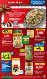 Gazetka promocyjna Lidl - GAZETKA - Gazetka - ważna od 20.12 do 20.12.2023 - strona 43 - produkty: Majonez, Sałatka, Sok, Ser, Gra, Ogórki konserwowe, Kukurydza konserwowa, Wazon, Sałat, Olej, Omega-3, Kukurydza