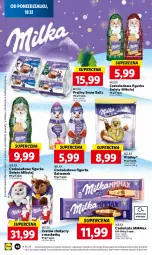 Gazetka promocyjna Lidl - GAZETKA - Gazetka - ważna od 20.12 do 20.12.2023 - strona 52 - produkty: Praliny, Czekolada, Figurka bałwan, Milka