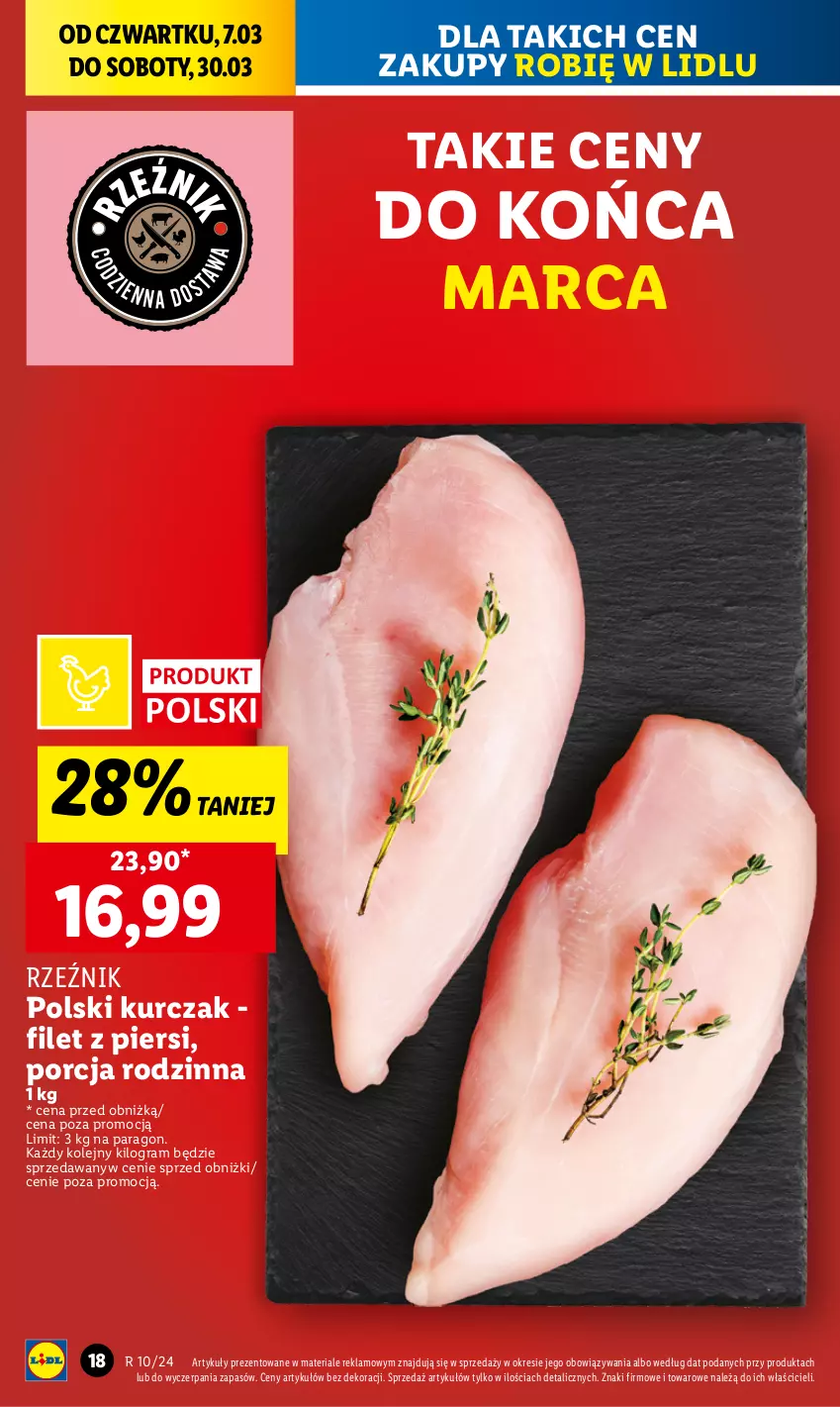 Gazetka promocyjna Lidl - GAZETKA - ważna 07.03 do 09.03.2024 - strona 18 - produkty: Gra, Kurczak, Olej, Por