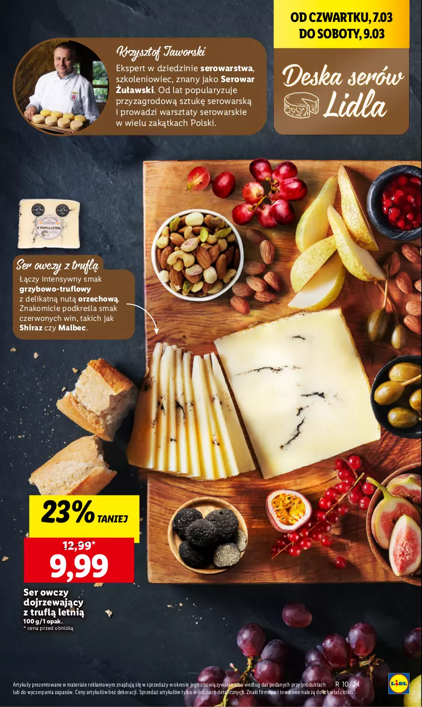 Gazetka promocyjna Lidl - GAZETKA - ważna 07.03 do 09.03.2024 - strona 35 - produkty: Deska serów, Ser, Ser owczy, Shiraz