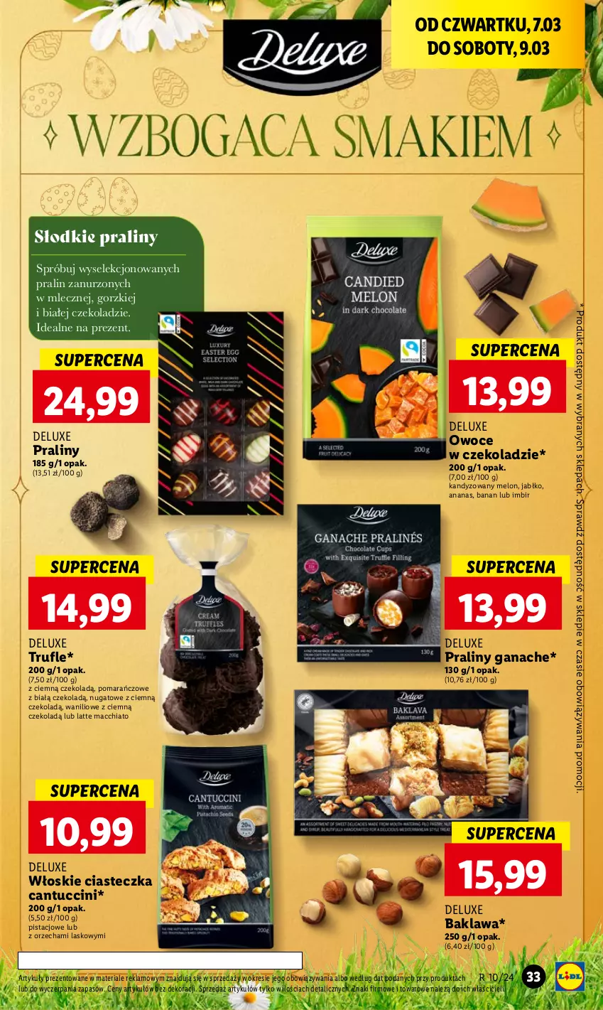 Gazetka promocyjna Lidl - GAZETKA - ważna 07.03 do 09.03.2024 - strona 37 - produkty: Ananas, Chia, Imbir, Melon, Owoce, Praliny