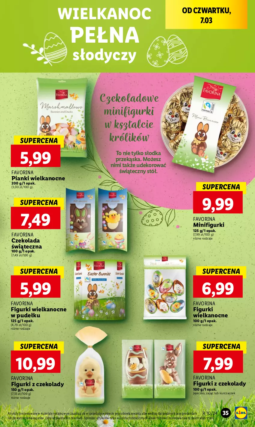 Gazetka promocyjna Lidl - GAZETKA - ważna 07.03 do 09.03.2024 - strona 39 - produkty: Czekolada, Fa, Królik, Stół