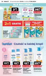 Gazetka promocyjna Netto - Artykuły spożywcze - Gazetka - ważna od 17.08 do 17.08.2024 - strona 24 - produkty: Płyn do kąpieli, HiPP, Sok, Gra, Pieluchy, Chusteczki, Szampon, Dzieci, Kubuś, Woda, Mleko dla dzieci, Mleko