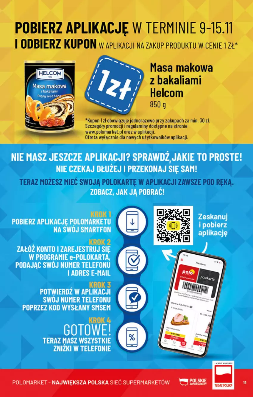 Gazetka promocyjna PoloMarket - Gazetka pomocyjna - ważna 09.11 do 15.11.2022 - strona 11 - produkty: HELCOM, Tera