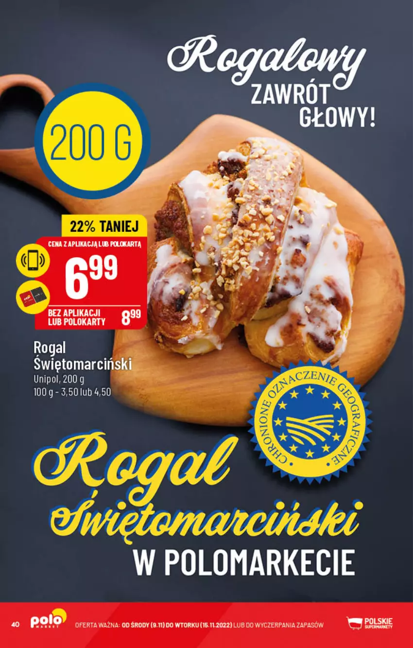 Gazetka promocyjna PoloMarket - Gazetka pomocyjna - ważna 09.11 do 15.11.2022 - strona 40 - produkty: Olej, Rogal