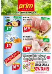 Gazetka promocyjna Prim Market - Gazetka - ważna od 23.09 do 23.09.2026 - strona 1 - produkty: Kurczak, Ser, Cukier, Pekpol, Szynka konserwowa, Szynka, Cukierki, Schab bez kości