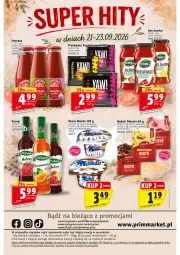 Gazetka promocyjna Prim Market - Gazetka - ważna od 23.09 do 23.09.2026 - strona 16 - produkty: Dawtona, Sos, Sok, Ser, Gra, Syrop, Bazyl, Deser, Delecta, Budyń, Miecz, Bakalland, Monte, Fa