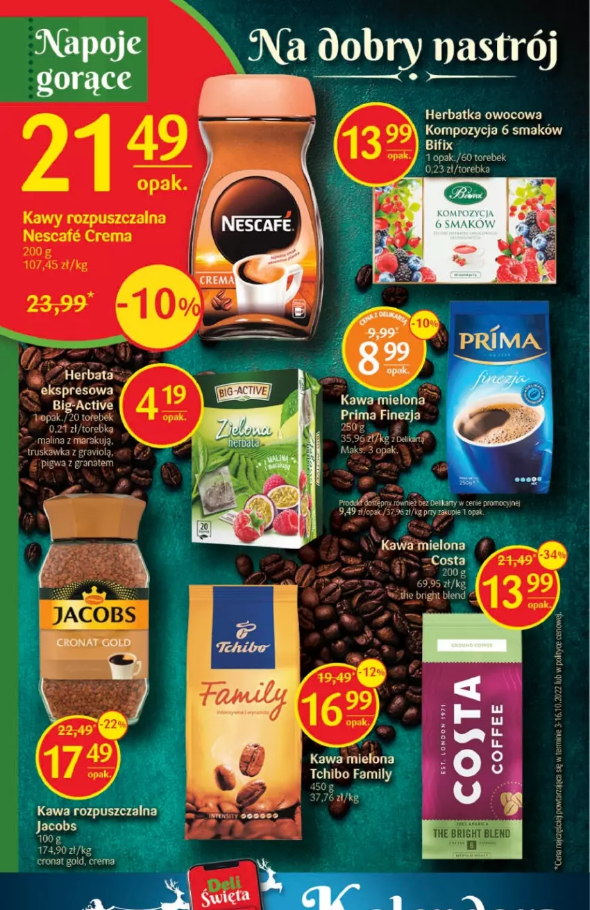 Gazetka promocyjna Delikatesy Centrum - Gazetka DC47 - ważna 01.12 do 07.12.2022 - strona 24 - produkty: Gra, Granat, Kawa, Kawa mielona, Napoje, Prima, Tchibo