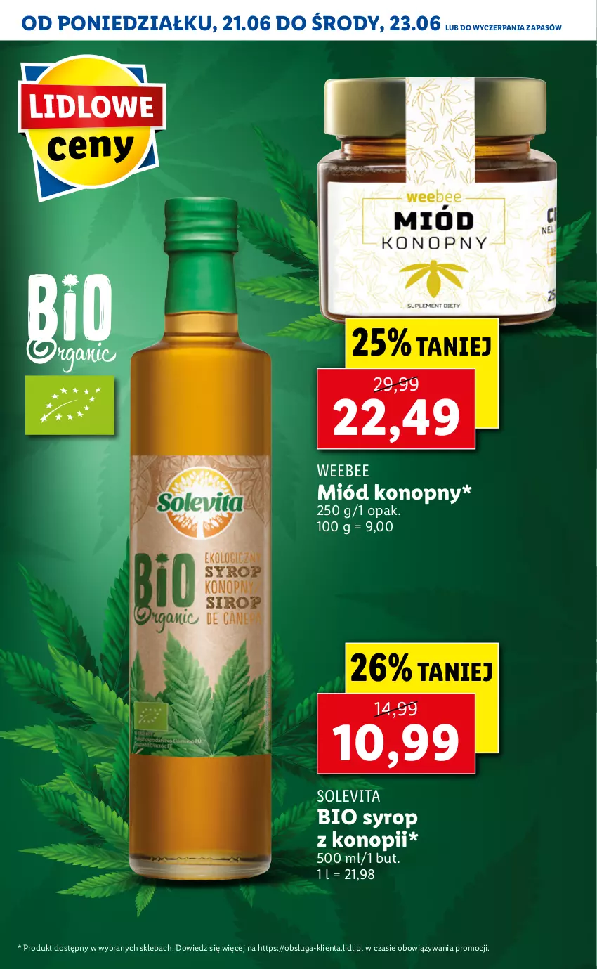 Gazetka promocyjna Lidl - GAZETKA - ważna 21.06 do 23.06.2021 - strona 56 - produkty: Miód, Syrop