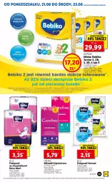 Gazetka promocyjna Lidl - GAZETKA - Gazetka - ważna od 23.06 do 23.06.2021 - strona 51 - produkty: Bell, Podpaski ze skrzydełkami, Bebiko, Podpaski, Carefree, Bella, Wkładki, Mleko