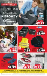 Gazetka promocyjna Kaufland - Oferta tygodnia - Gazetka - ważna od 09.03 do 09.03.2021 - strona 54 - produkty: Lampa robocza LED, Por, Gra, Dywanik, Organizer, Kamizelka odblaskowa, Warka, Podstawka samochodowa, Dres, Kamizelka, Fotel, Powerbank, Pokrowiec, Lampa, Dywan, Akumulator